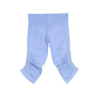 Lululemon Awakening Crop Tights Leggings Tights 17" Blue‎ Size 6
